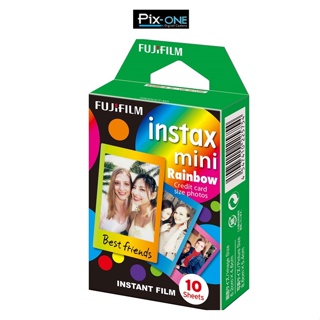 สินค้า Fujifilm Instax Mini Film ลาย Rainbow