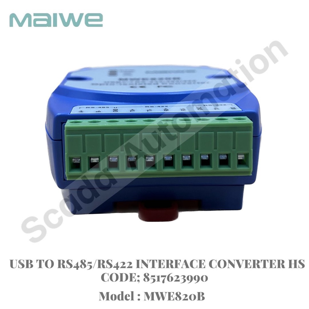 MWE820B USB TO RS485/RS422 INTERFACE CONVERTER HS CODE; 8517623990