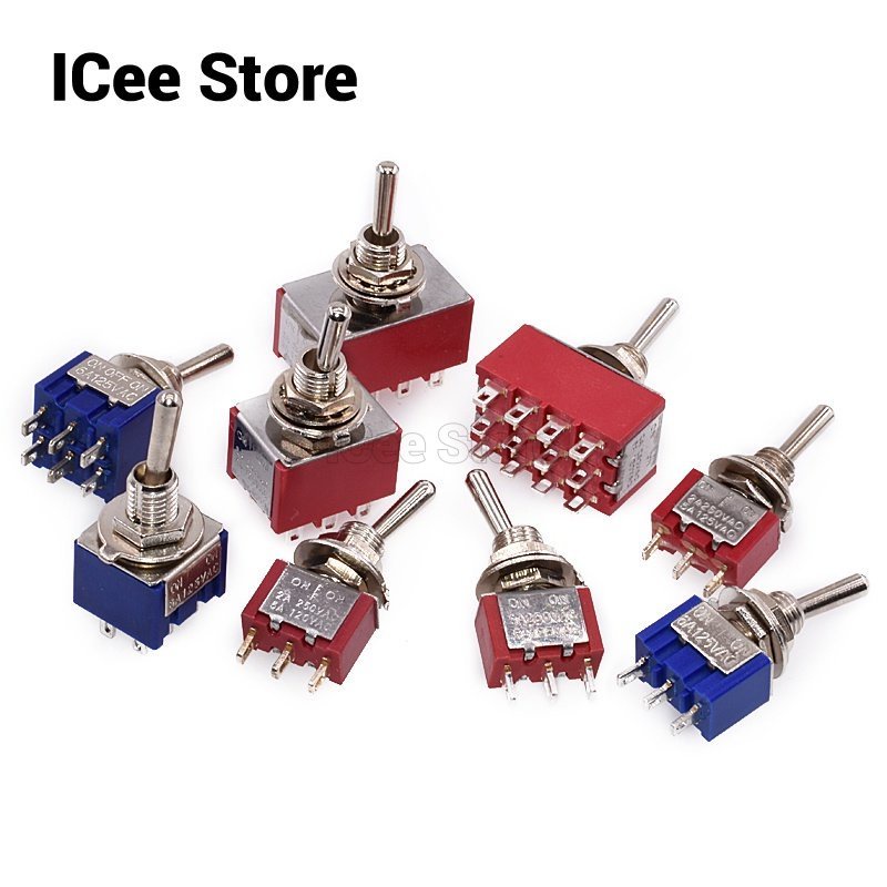 สวิตช์สลับ MTS-102 103 MTS-202 203 6A 125VAC เปิด ปิด กันน้ํา 10 ชิ้น ...