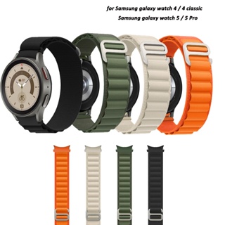 สายนาฬิกาข้อมือไนล่อน สไตล์สปอร์ต สําหรับ Samsung Galaxy Watch 4 5 6 Classic 43 มม 47 มม 40 มม 44 มม 46 มม 42 มม 5 pro 45 มม.