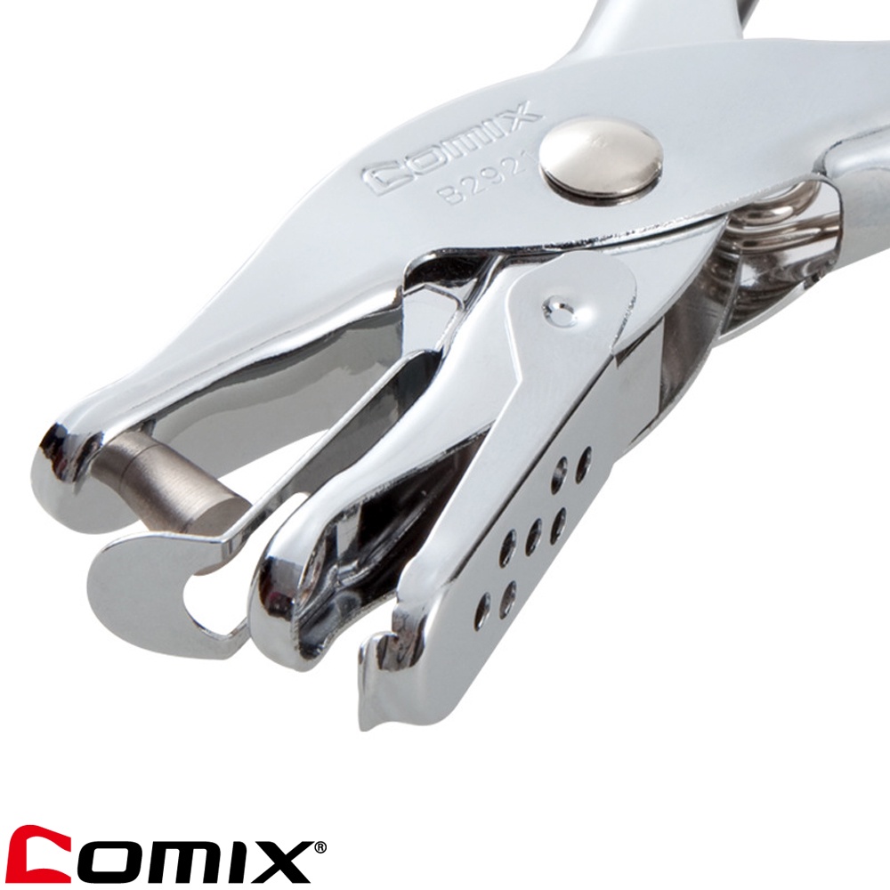 comix-b2921-1-hole-punch-silver-ที่เจาะกระดาษรูเดียว-8-แผ่น-ครั้ง-ขนาดรูเจาะ-6-มิลลิเมตร-อุปกรณ์สำนักงาน-ที่เจาะกระดาษ