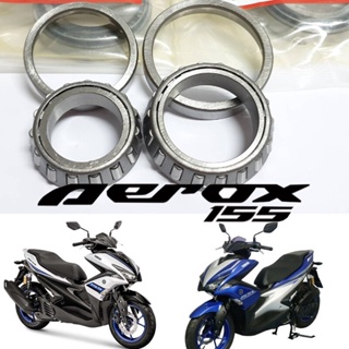 ถ้วยคอAerox ชุดลูกปืนคอ เตเปอร์ Yamaha Aerox Nmax ถ้วยคอกลึง ลูกปืนคอกลึง สำหรับ YAMAHA AEROX NMAX  ยามาฮ่า แอร็อค155