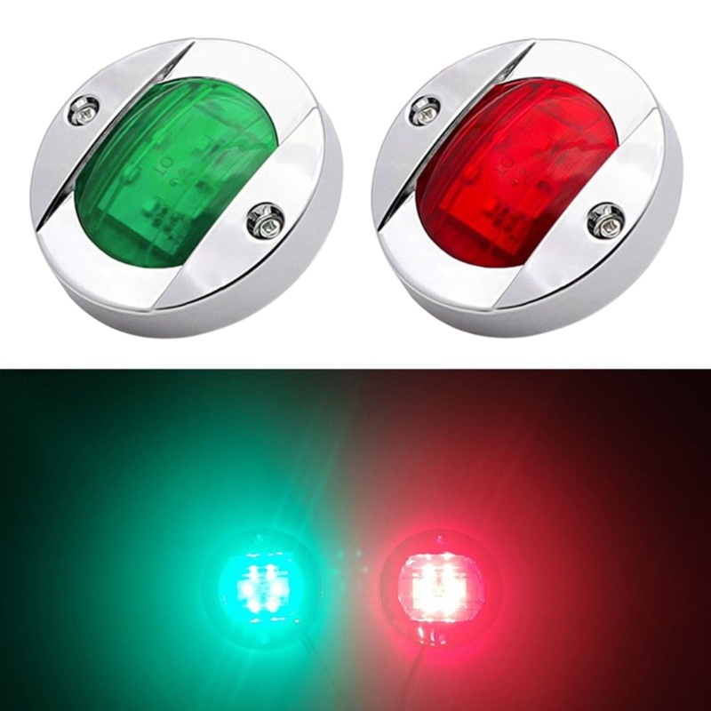 edb-ไฟนําทาง-led-12v-สีแดง-สีเขียว-สําหรับเรือใบ