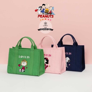 ♥️พร้อมส่ง♥️ กระเป๋าสะพาย Snoopy น่ารัก ผ้าแคนวาส สไดล์เกาหลี มีลายหน้าหลัง ทรงสวย ใส่ของได้เยอะ