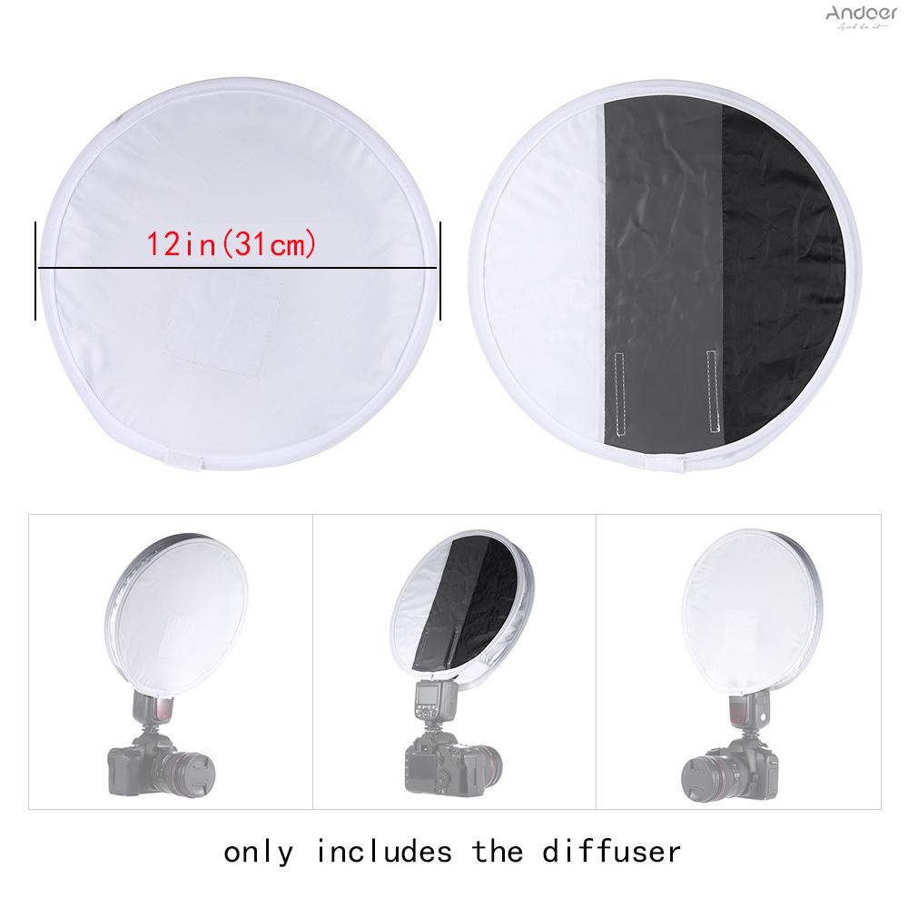 multifunctional-12in-31cm-mini-portable-round-on-camera-flash-speedlite-diffuser-softbox-with-white-grey-black-color-for-sigma-yongnuo-godox-andoer-neewer-vivitar-speed