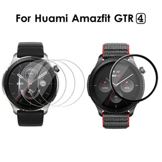 ฟิล์มกันรอย PMMA 3D ขอบเต็ม สําหรับ Huami Amazfit GTR 4 GTR4 กระจกนิรภัย กันรอยหน้าจอ