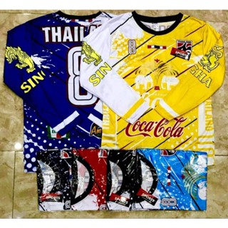 3# เสื้อผ้าพิมพ์ลายแขนยาวเนื้อผ้าเบาใส่สบาย#สุ่มลายนะค่ะ