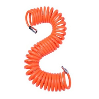 สายลม-แบบสปริง-pu-air-hose-ขนาด-5x8-mm-12-เมตร-สีส้ม