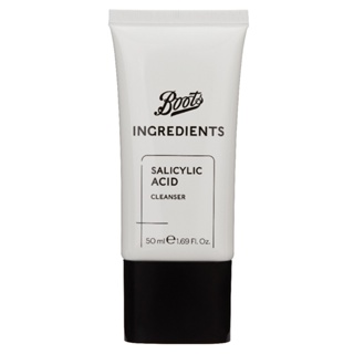 Boots Ingredients Salicylic Acid Cleanser 50ML บู๊ทส์ อินกรีเดียนส์ ซาลิไซลิค แอซิด คลีนเซอร์ 50 มล.