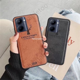 เคสโทรศัพท์มือถือหนัง ซิลิโคนนิ่ม ผิวด้าน ลายกวาง สําหรับ Realme 10 pro plus 10pro+ Realme10 pro Realme10pro 4G 5G