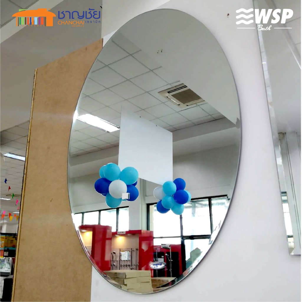 พร้อมส่ง-wsp-mil122-60x80-ซม-กระจกเปลือย-ทรงรี-กระจกเงา-กระจกแขวน-กระจกไร้ขอบ-เจียปรี