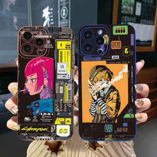 เคสโทรศัพท์มือถือ ขอบสี่เหลี่ยม ป้องกันเลนส์ ลาย Demon Slayer Kamado Tanjirou Nezuko สําหรับ Samsung Galaxy S22 Plus Note 20 Ultra S21 FE S20