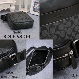 กระเป๋า กระเป๋าสะพายข้าง ผู้ชาย coach crossbody โค้ช ขนาด 9 นิ้ว