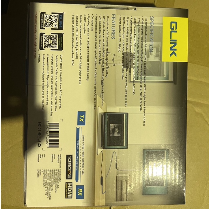 hdmi-extender-glink-gl032-cat5e-cat6-extender-60m