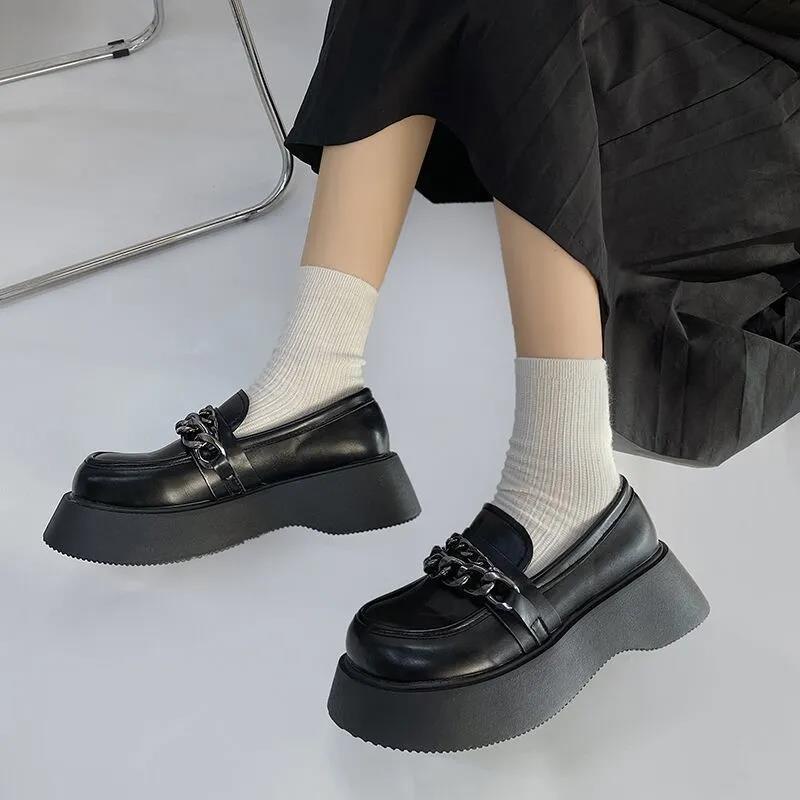 สไตล์ญี่ปุ่น-lolita-jk-เครื่องแบบรองเท้าหนังขนาดเล็กผู้หญิง22ปีรุ่นใหม่แพลตฟอร์มแพลตฟอร์ม