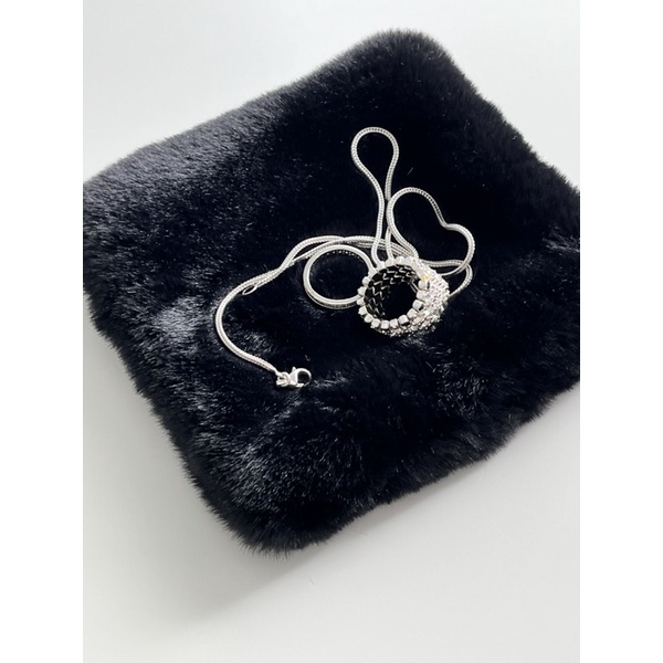 ondk-furry-accessories-tray-jet-black-ถาดผ้าขนนุ่มอเนกประสงค์รองจิลเวอรี่