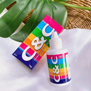 น้ำยาซีแอนด์ซี C&amp;C น้ำยาล้างคอนเทคเลนส์ Contact Lens Cleaning Solution น้ำยาแช่ ล้าง ทำความสะอาดคอนแทคเลนส์ ขนาด 60 ml