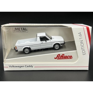 Schuco 1/64  / VW Caddy pick-up white