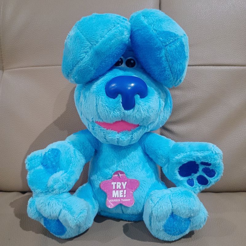 ุ๊ตุ๊กตา PEEK A BOO PLUSH BLUE | Shopee Thailand