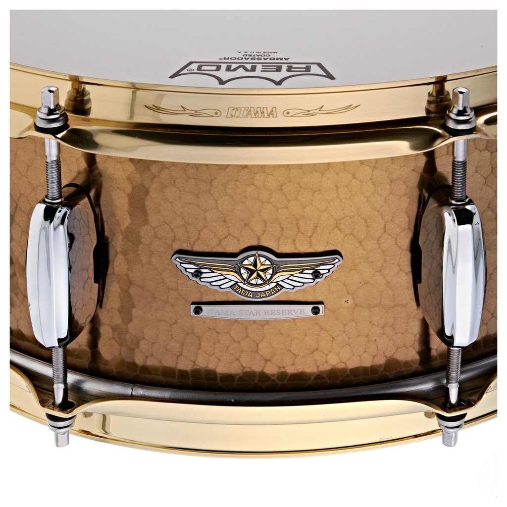 กลองสแนร์-tama-star-reserve-14-x-5-5-hand-hammered-brass-snare-drum