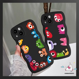 เคสโทรศัพท์มือถือ แบบนิ่ม ลายการ์ตูนมอนสเตอร์ สําหรับ Realme C35 C51 C53 C25 C21Y C55 C25Y C15 C11 C30 C33 10 8i 8 8pro 9 9i 5 6i 5i 9pro+ 7 7i C12 C11 C25s C3 C1 C20A C20 C20A เคสสีดํา