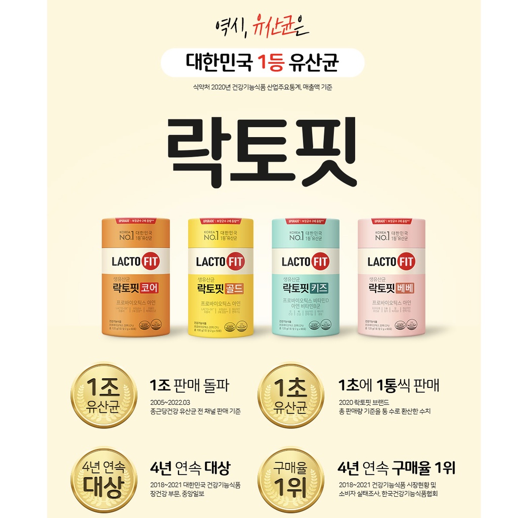 ภาพสินค้า( แท้ / พร้อมส่ง ) LACTO-FIT Prebiotic Detox โปรไบโอติก ดีท๊อกลำไส้ อันดับ 1 ของเกาหลี จากร้าน my.cosmetic บน Shopee ภาพที่ 8