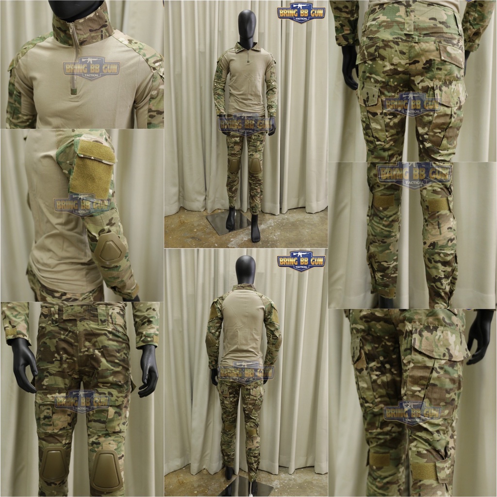 ชุดคอมแบทเชิ้ต-gen2-combat-frog-suit-g2-เสื้อ-กางเกง-สนับเข่า-สนับศอก