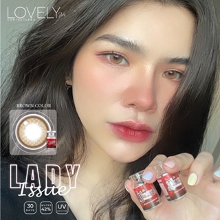 ✨Lady issue brown ขนาดตาโต (Bigeyes) กรองแสง uv ✔️จดทะเบียนถูกต้อง 🇰🇷เลนส์สัญชาติเกาหลี🇰🇷