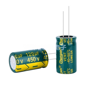 C Capacitor Electrolyte 120uF 150uF 180uF 450V ตัวเก็บประจุ อิเล็กโทรไลต์ คาปาซิเตอร์