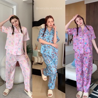 𝑁𝑒𝑤 𝐶𝑜𝑙𝑙𝑒𝑐𝑡𝑖𝑜𝑛✨ Sleepwear😴💖☁️🌟(390฿ฟรีส่ง) ชุดนอนร้านเราสวยปัง ลายมาใหม่น่ารักมาก paul frank little twin stars valen