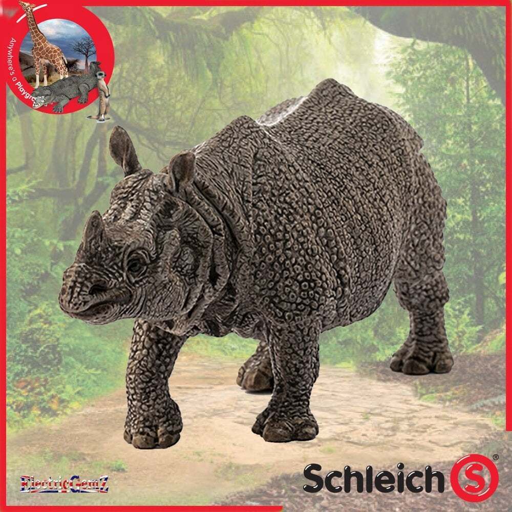 ฟิกเกอร์แรดอินเดีย-schleich-wild-life-14816-สไตล์อินเดีย