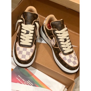 พรี​ ราคา6200 Lv Louis Vuitton & Off WhiteTranier Sneakers รองเท้าผู้ชาย รองเท้ากีฬา39-45