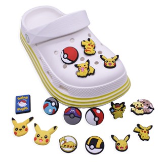 Crocs Jibbitz Pikachu กระดุม จี้รูปรองเท้า DIY