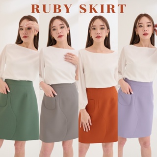 ภาพหน้าปกสินค้าVITAVADEE Ruby Skirt Vol.2 [New Color] กระโปรงทรงเอ มีกระเป๋า สีใหม่ ที่เกี่ยวข้อง