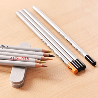 Alisond1 ดินสอสี DIY งานฝีมือ ทําด้วยมือ เครื่องปั้นดินเผา ระบายสี เครื่องมือเคลือบใต้ดิน
