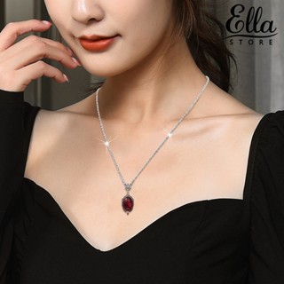 Ellastore123 สร้อยคอแฟชั่น จี้สวย เข้ากับทุกการแต่งกาย สําหรับออกเดท