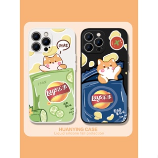 Chips and Dogs เคสไอโฟน iPhone 8 Plus case X Xr Xs Max Se 2020 cover เคส iPhone 13 12 pro max 7 Plus 11 14 pro max