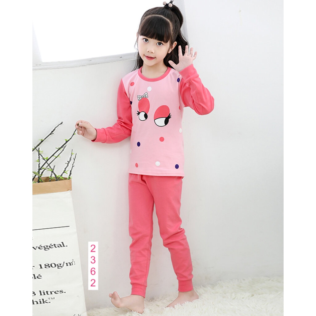 l-pjg-2362-gm-ชุดนอนเด็กแนวเกาหลี-สีชมพู-girl-พร้อมส่ง-ด่วนๆ-จาก-กทม