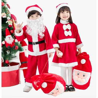 (พร้อมส่งในไทย) ชุดแซนตี้ ซานต้า christmas ชุดคอสเพลย์ ชุดแฟนซีใส่คริสต์มาส