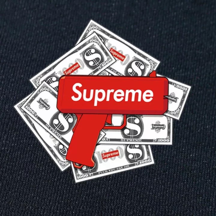 เสื้อ-สุพรีมเสื้อยืดแขนสั้น-supreme-แขนสั้นsupremeฤดูร้อน-2021-ใหม่-supreme-เงินใหม่ปืนผู้ชายแขนสั้นเสื้อยืดลำลองแขนสั้น