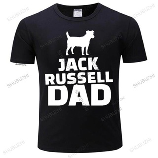 New Fashion T Shirt Men Crew Neck Tees Short Sleeve Jack Russel Dad Cotton Summer T-Shirt Men Vintage Teeshirt For XS-4X