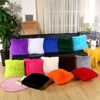 【AG】Warm Soft Fluffy Throw Pillow Case Cover Cushion Home Bed Sofa Car Decoration