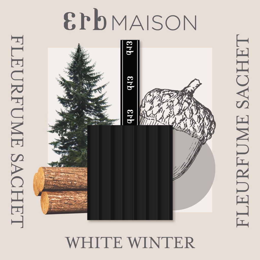 ภาพหน้าปกสินค้าErb White Winter Fleurfume Aromatic Sachet 40 g จากร้าน erbthailand บน Shopee