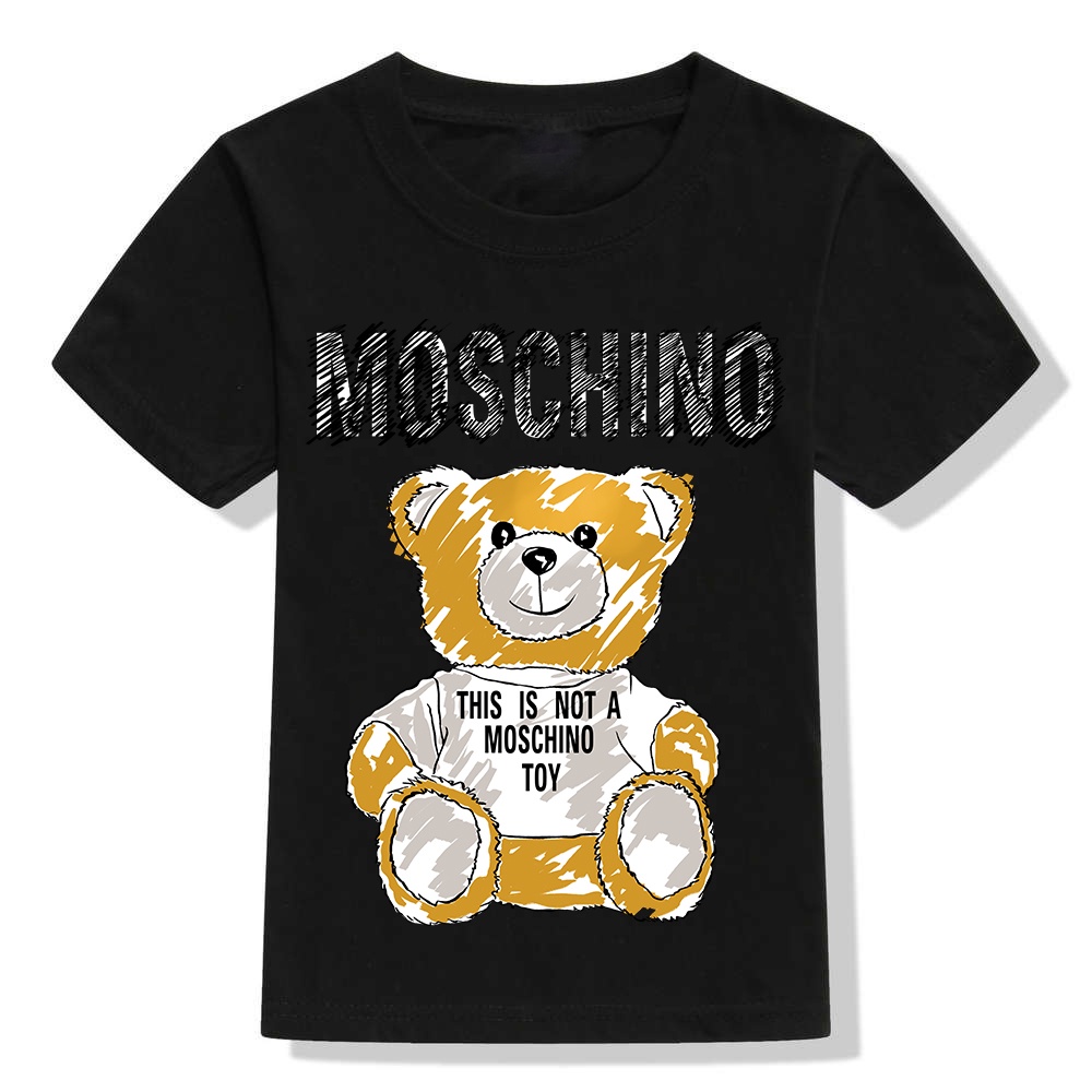 นี่ไม่ใช่เสื้อยืดพิมพ์ลาย-moschino-louis-bear-ชุดพ่อแม่ลูกเป็นของขวัญที่ดีที่สุดสำหรับเด็ก