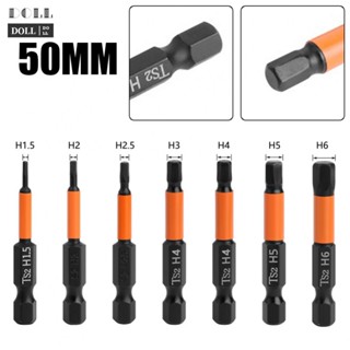 【DOLLDOLL】Screwdriver 1pc 50mm Length Alloy Steel For DIY Hexagon Screwdriver Bit