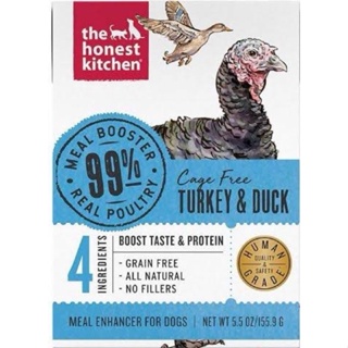 อาหารเปียกสุนัข The Honest Kitchen Meal Booster สูตร Cage Free Turkey &amp; Duck ขนด 155.9 g