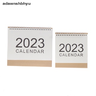 Adawnshbhyu 2023 ปฏิทินตั้งโต๊ะ สไตล์เกาหลี เรียบง่าย สําหรับตกแต่ง TH