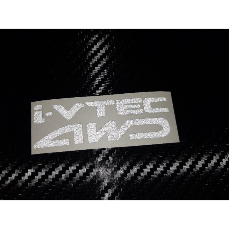 สติ๊กเกอร์-i-vtec-และ-4wd-สำหรับติด-ท้าย-งานตัด-3m