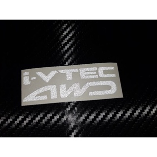 สติ๊กเกอร์  i-vtec และ 4wd สำหรับติด ท้าย งานตัด 3M