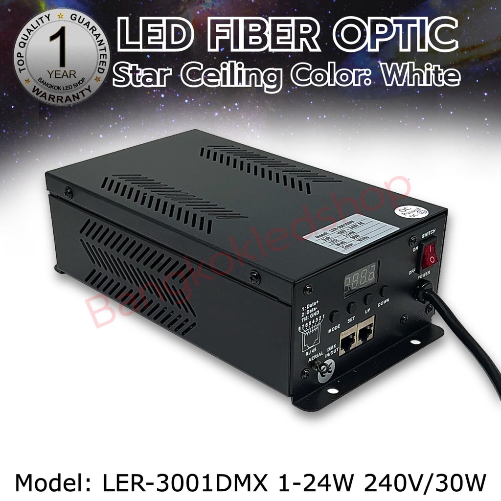 led-fiber-optic-white-led-controller-model-ler-3001dmx-1-24w-240v-30w